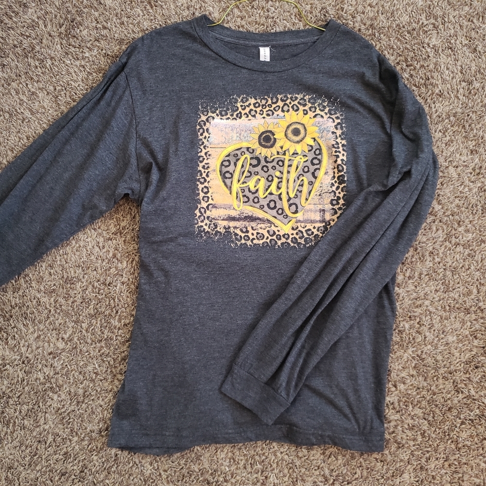 Sunflower faith long sleeve tee